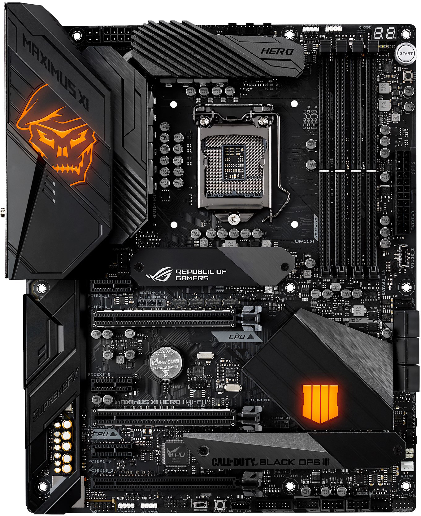 Asus ROG Maximus XI Hero Wi-Fi - Black Ops 4 Edition - Motherboard